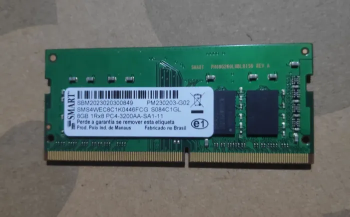 Memória Notebook 8gb DDR4