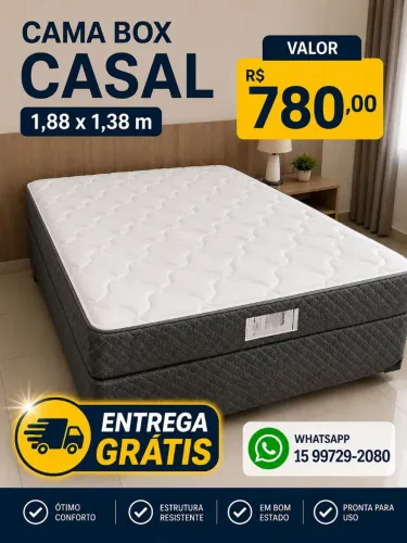 Cama Box Casal 