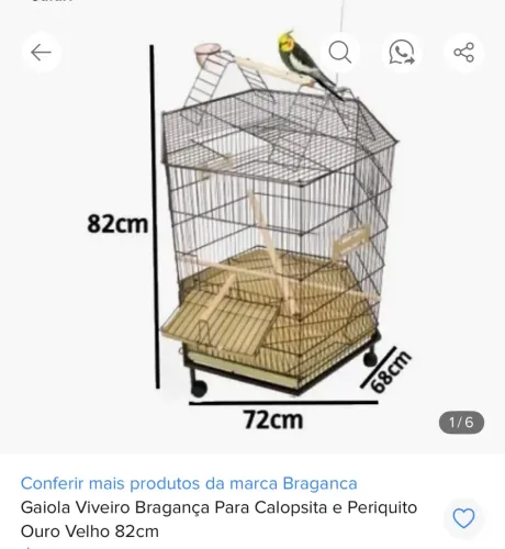 Vendo Gaiola viveiro Bragança