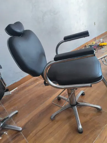 Cadeira reclinável barbearia e salão