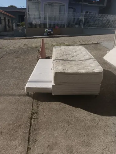 Cama box solteiro cama auxiliar 