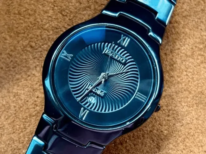 relógio rado jubilé cerâmica saphire quartz 35mm