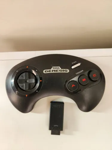 Controle Sega Genesis/Mega Drive 3 botões Nintendo Switch Online