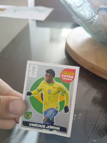 Figurinha do Vinicius jr prata 2026