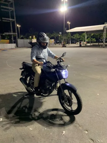 Aula de moto
