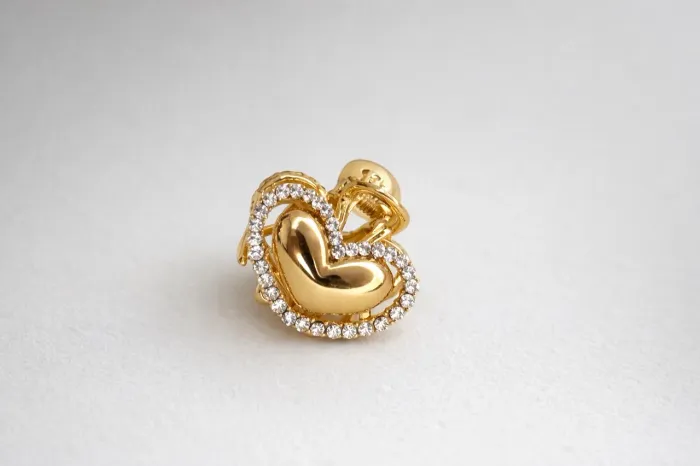 Presilha de cabelo cravejada