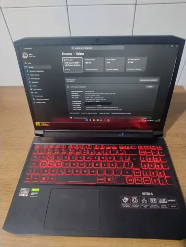 Notebook Acer Nitro 5| RYZEN 5 5600H |GTX 1650 4GB| 16GB RAM|500GB NVME M.2
