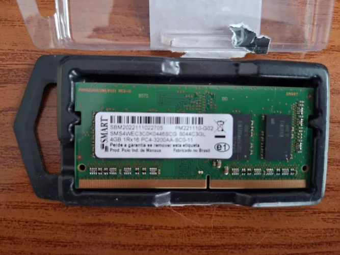 Memória ram ddr4 notebook 8gb (2x4gb)