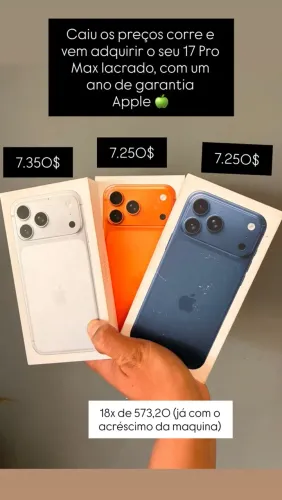 iPhone 17 pro Max lacrado com promoção