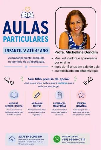 AULAS PARTICULARES EM DOMICÍLIO