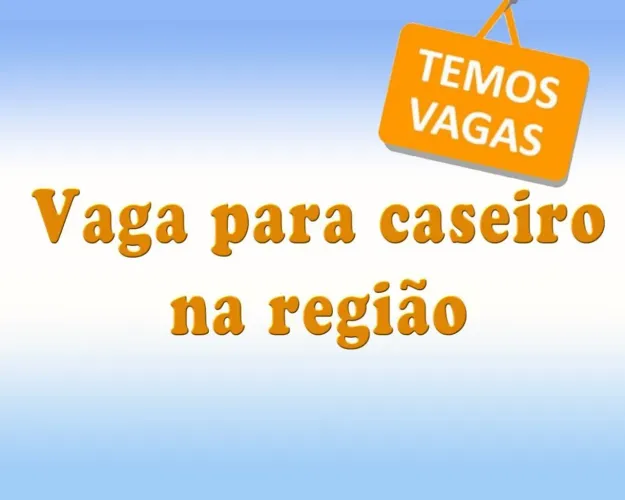Preciso de caseiro