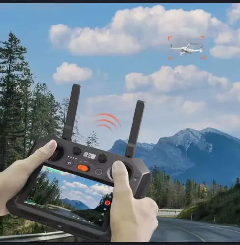 Rádio Controle com Tela FIMI TX10A Fimi X8 SE 2020/2021/2022 V2 e X8 Pro