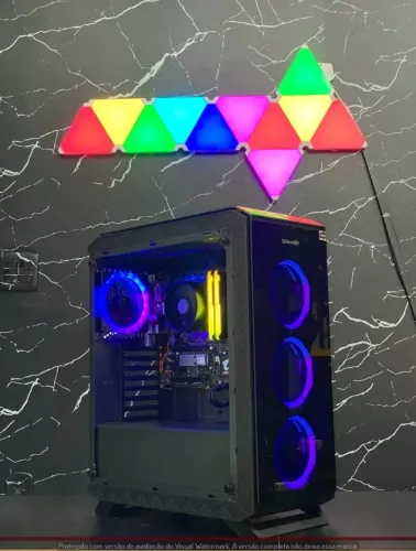 PC GAMER PROCESSADOR RYZEN 5 5600GT/ 16GB RAM DDR4/ B450M AORUS ELITE 12X SEM JUROS