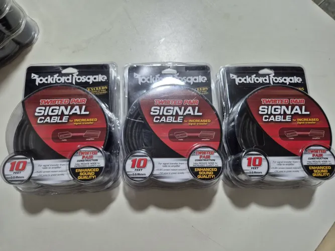 Cabo RCA Rockford Fosgate 3m RFI-10