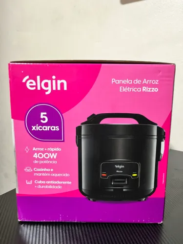 Panela Elétrica de Arroz Rizzo Elgin 5 Xícaras, 400W, 110v