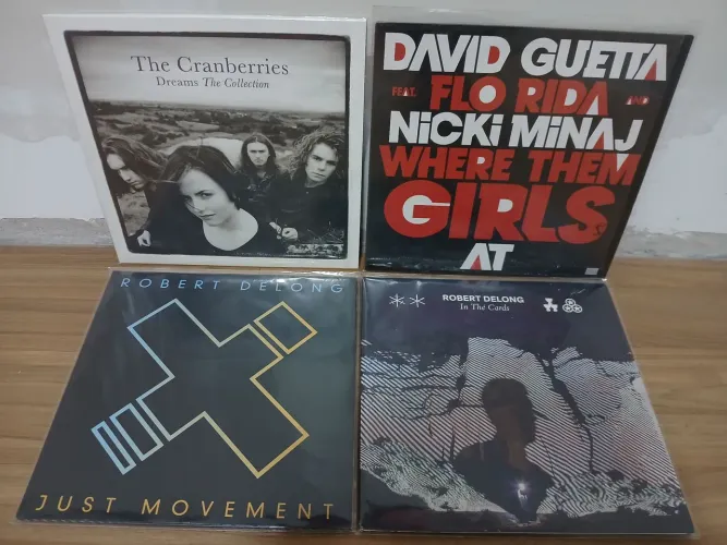 Disco vinil David Guetta The Cranberries - importados