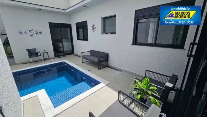 ?? Casa Térrea Alto Padrão | 3 Suítes | Escritório | Piscina Aquecida | Condomínio Via Rég