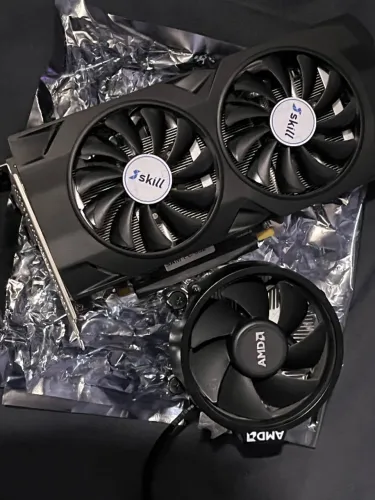 VENDO PLACA DE VÍDEO + COOLER AMD ORIGINAL