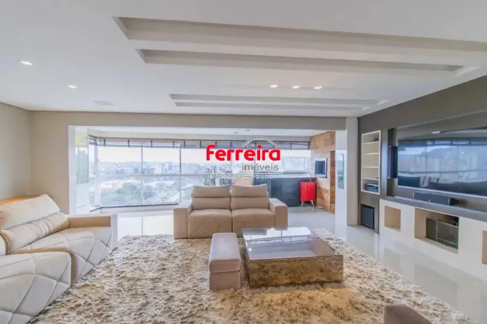 Apartamento para aluguel no Jardim do Salso com 200m² e 4 dormitórios/quartos.