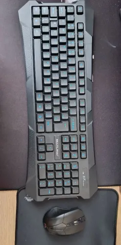 Teclado e mouse wireless