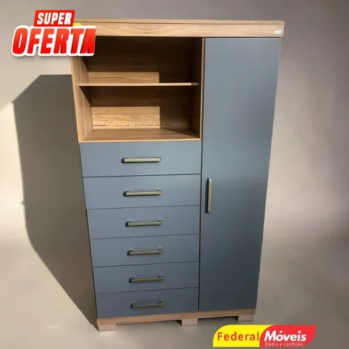 Cômoda Campeão de Vendas 6 Gavetas (sem pés) - Solicite Catálogo