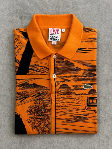 Lacoste L!VE x Osamu Tezuka Polo Manga Japonesa Made in France | Tam. 5