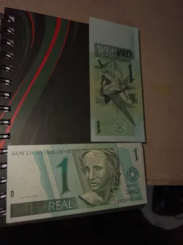 Nota $1,00 Flor de estampa Paulo malan / Gustavo Loyola