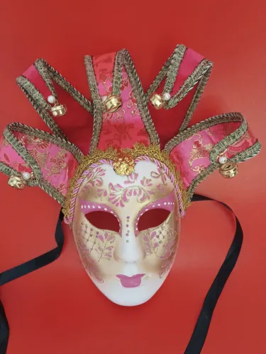 Máscara Veneza Carnaval grande nova 