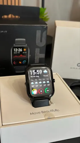 Relógio Amazfit Smartwatch GTS Black 