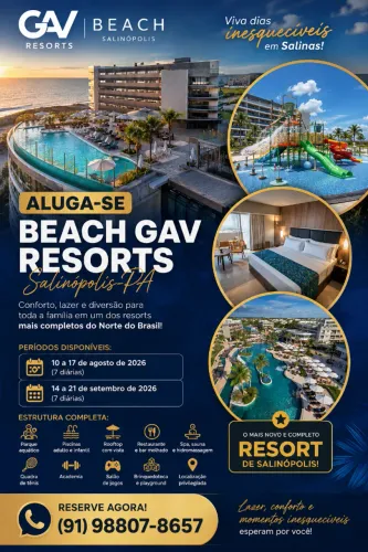 SALINAS BEACH - O MAIS NOVO RESORT DA GAV