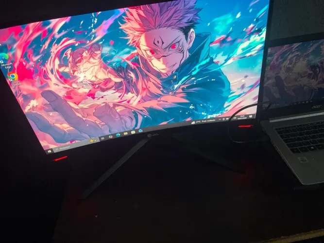 Monitor gamer curvo