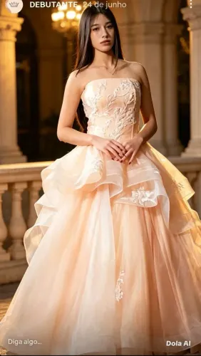 Alugo vestido de debutante modelos exclusivo,