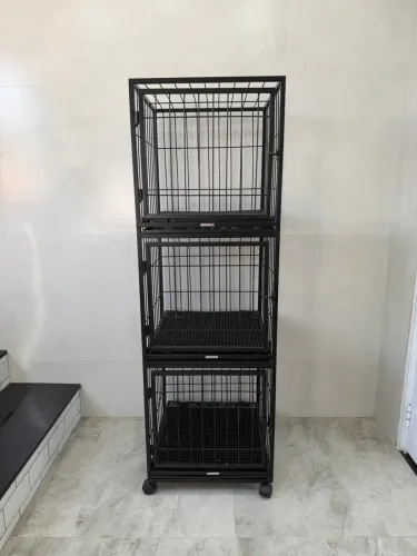Canil de 3 lugares Metal Pratic