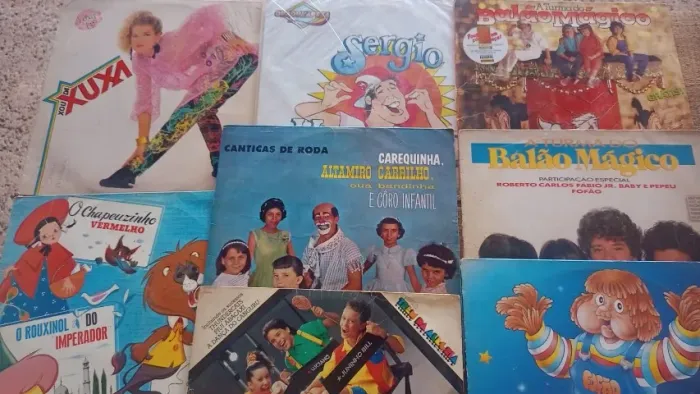 8 LPs infanto juvenis