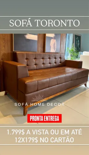 Sofá Toronto no couro