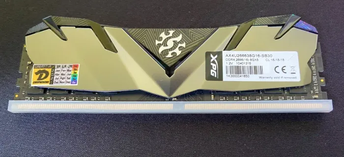 Memória RAM 8GB (1x8) DDR4 XPG