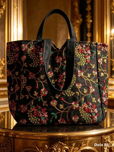 Bolsa indiana bordada estilo Boho Chic