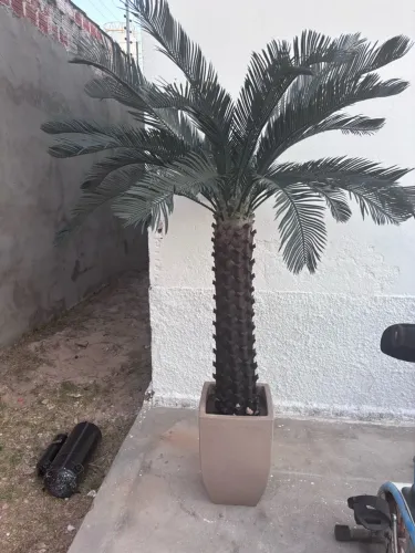 Planta artificial - coqueiro