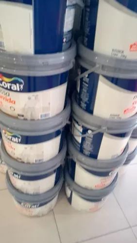 11 baldes massa corrida coral 20 kilos