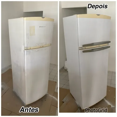 Envelopamento de geladeira