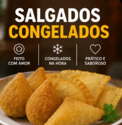 Salgados congelados