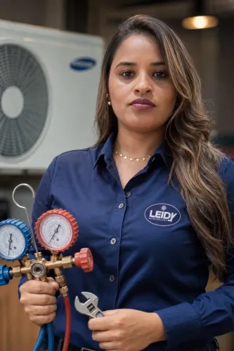 Limpeza/higienização de ar condicionado (Leide Refrigeração)