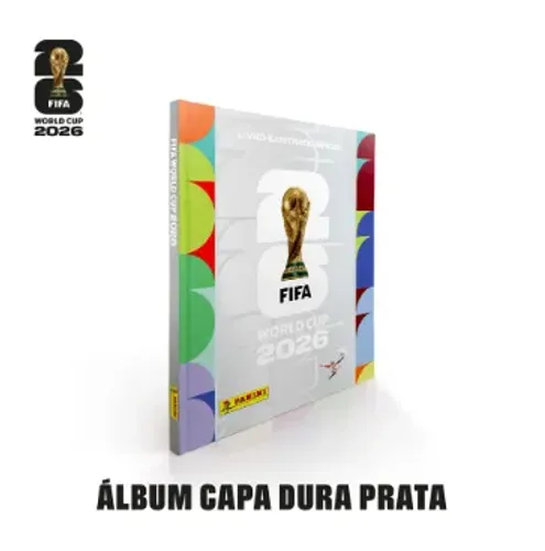 Copa Do Mundo 2026 Álbum Capa Dura Prata Fifa World Cup