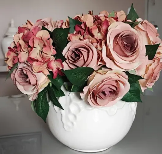 Vaso de cerâmica de centro de mesa para flor - Venda de garagem