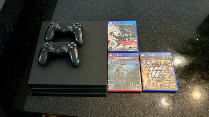 PS4 PRO 1TB | 2 CONTROLES + 3 JOGOS