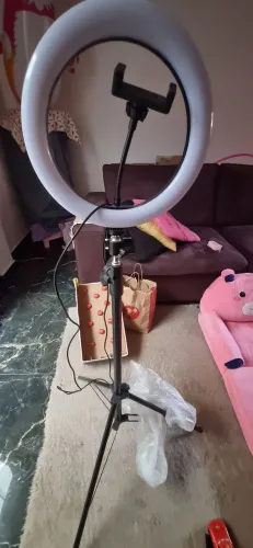 RING LIGHT COLORIDO PARA CELULAR 26CM