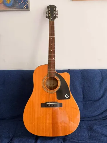 Violão Epiphone aço AJ-100CE/N