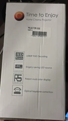 Projetor Led UC40+800 Lumens Home cinema