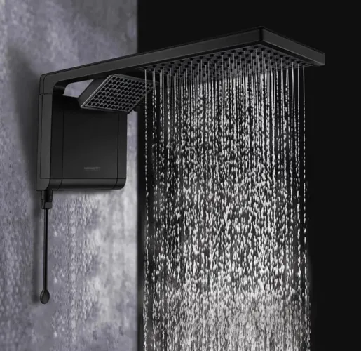 Chuveiro Lorenzetti Acqua Duo, Preto Fosco| 7800w, 220v