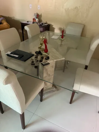 Vende-se tampo de mesa de vidro